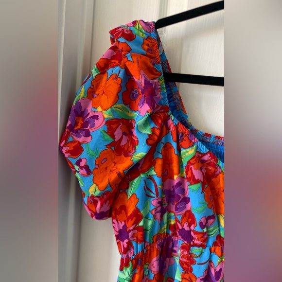 MidnightDoll floral puff sleeve dress size XL - Picture 5 of 6